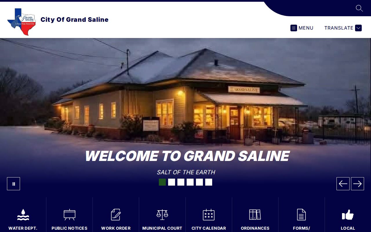 Grand Saline warrant records: official city hall website